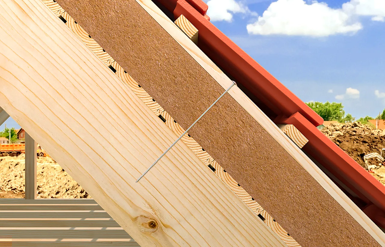 Konstruksjonsskrue FPF II STP 6.0x160 inne med flatt hode