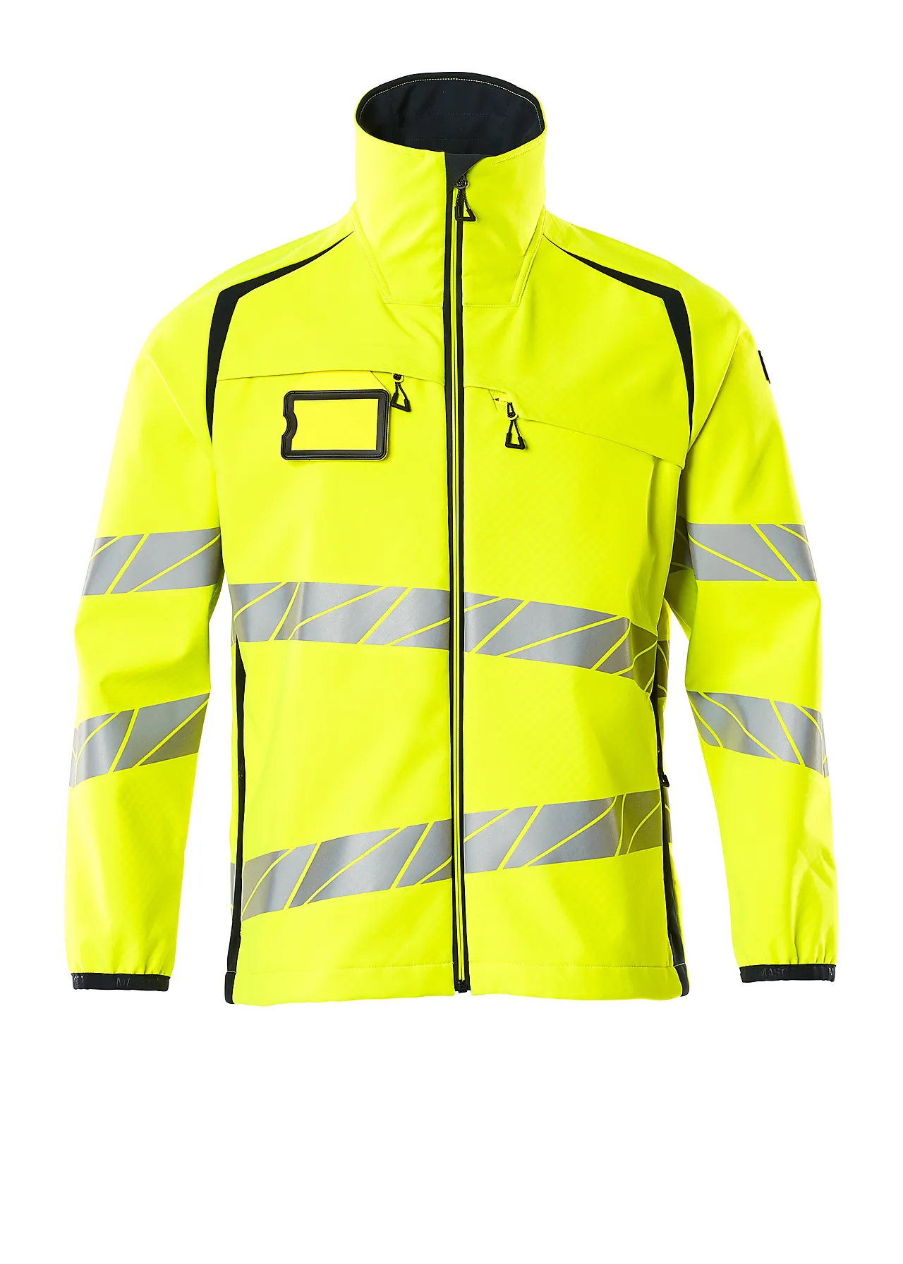 Softshelljakke 19002 gul/marine 2xl eniso 20471 klasse 2
