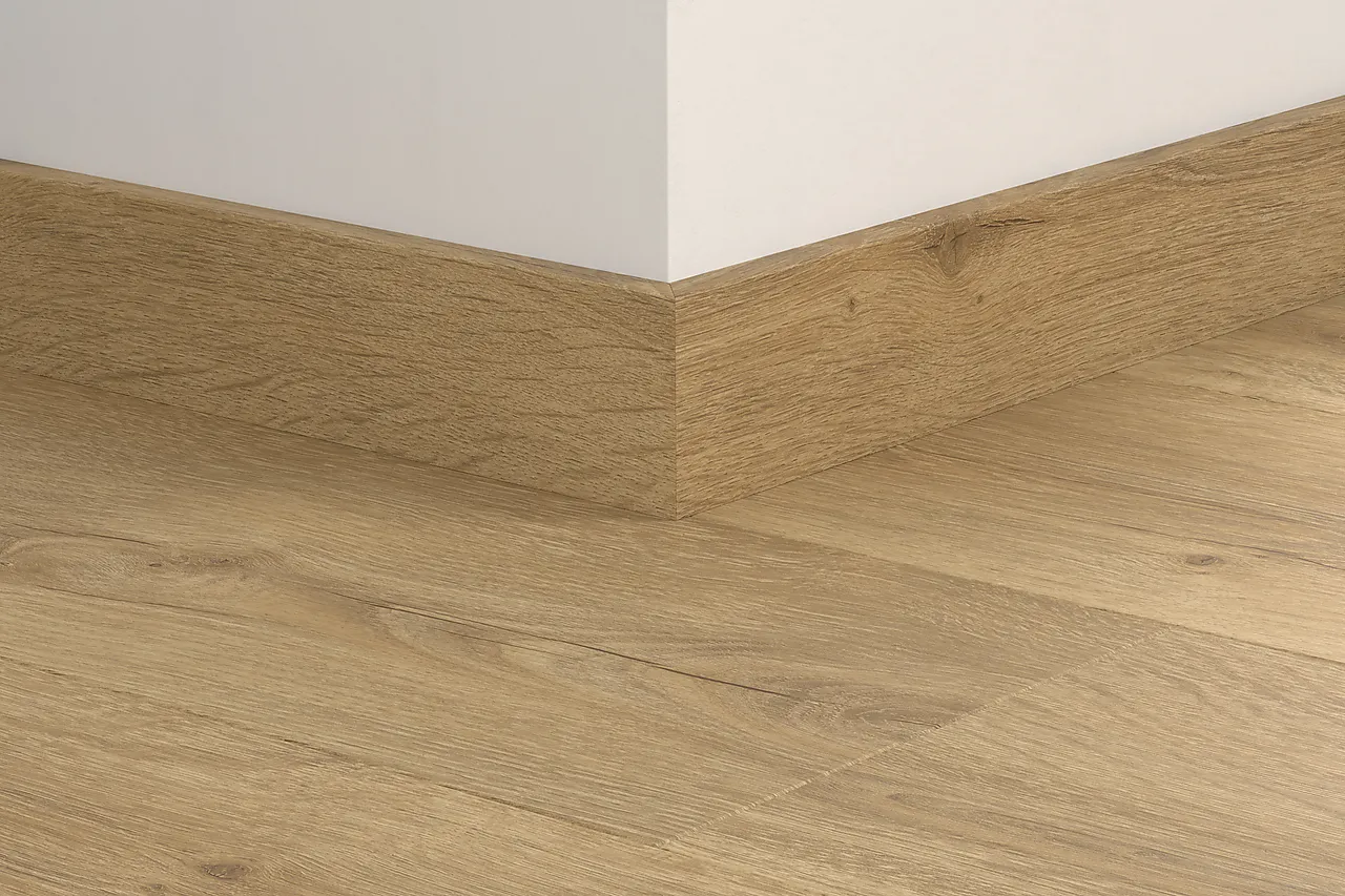 Sokkellist laminat 12x58 mm Natural Honey Oak dekor 04085 null - null - 2 - Miniatyr