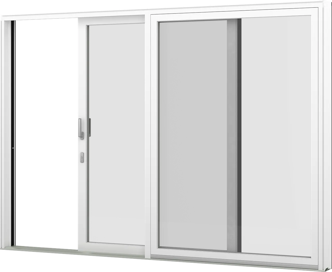 Dør sd 174 alu 1,0 sg h27x20 skyvedør lyssand null - null - 2 - Miniatyr