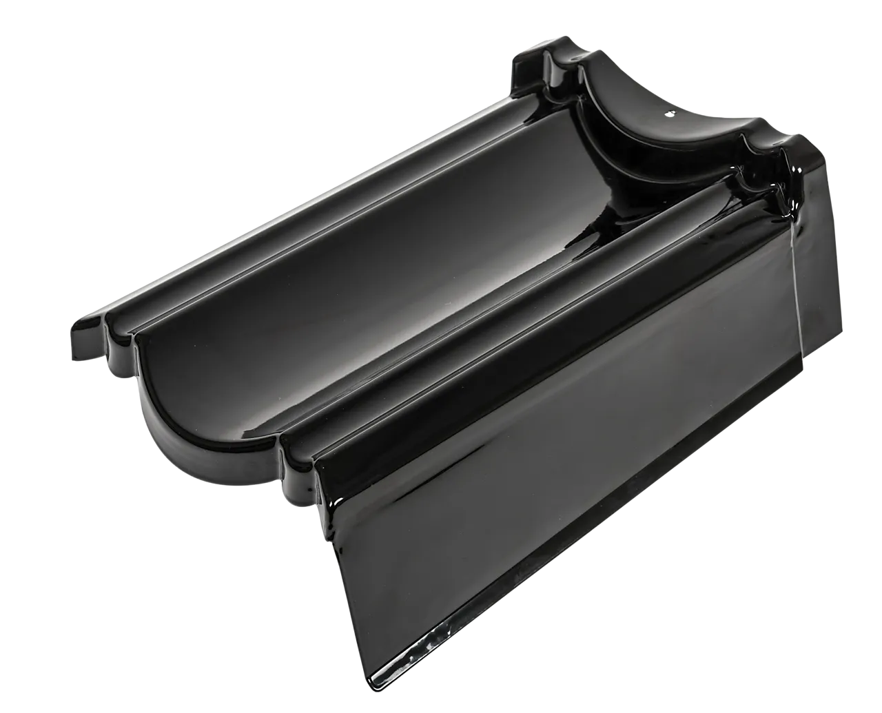 Gavlprofil høyre exclusive sort dekkende mål 369mm isola Gavlprofil høyre exclusive sort dekkende mål 369mm isola