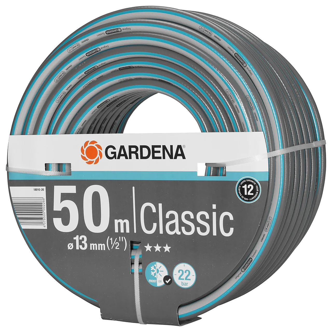 GARDENA Hageslange Classic 13 mm 50 meter null - null - 2 - Miniatyr