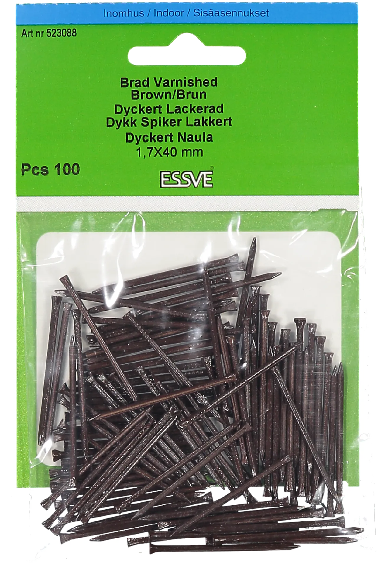 Spiker dykkert 40x1,7 bruna-100 Spiker dykkert 40x1,7 bruna-100