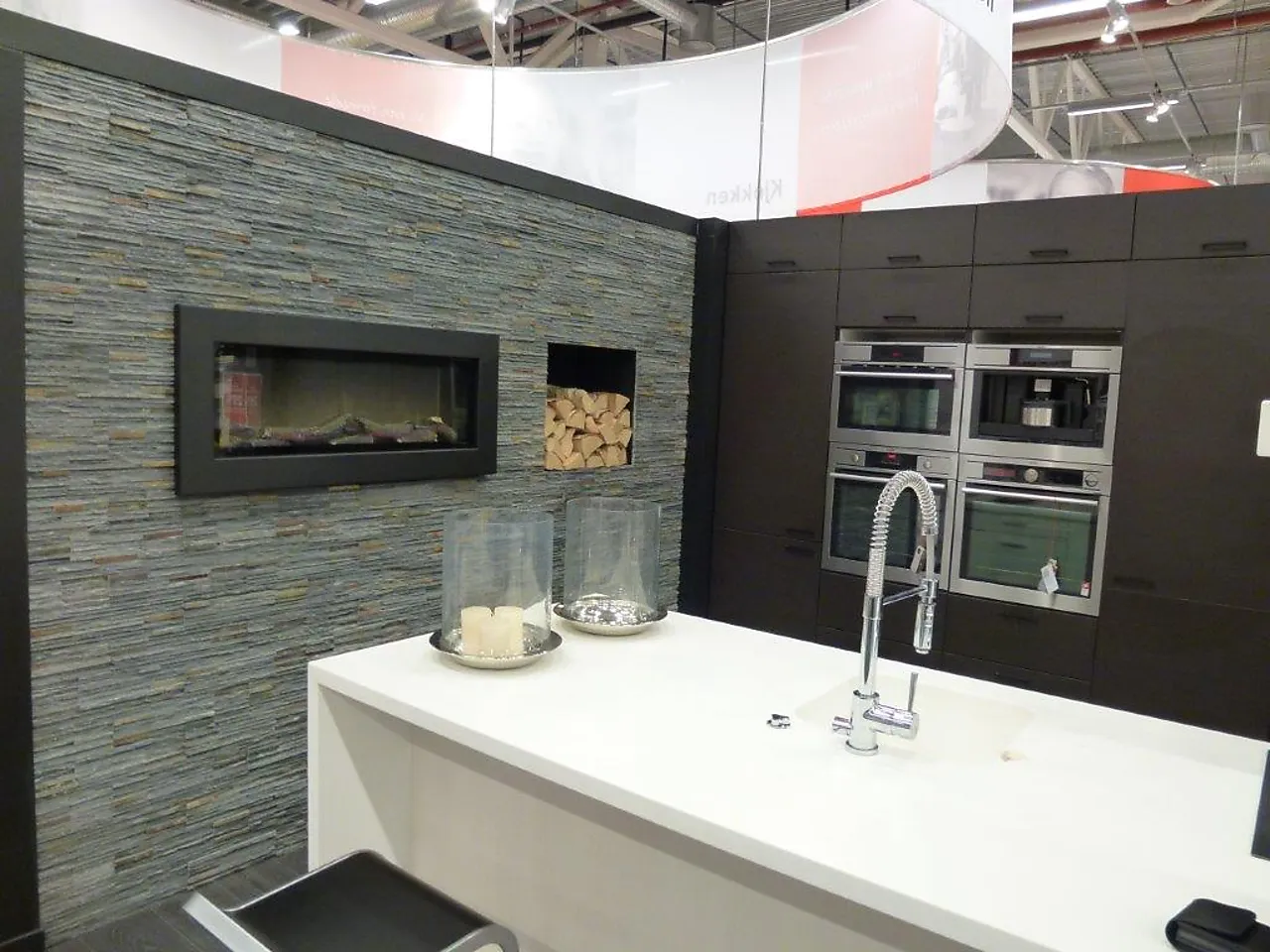 Forblendingsstein skifer smalstripet panel 40 x 10 cm null - null - 2 - Miniatyr