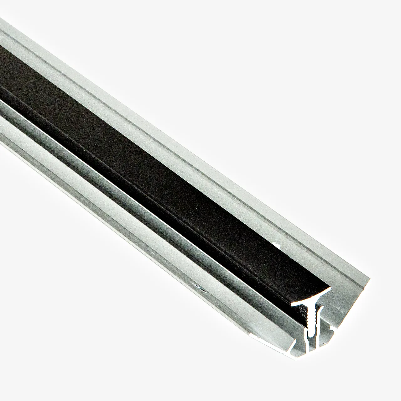 Fibo Hjørneprofil innvendig todelt sort 3000mm