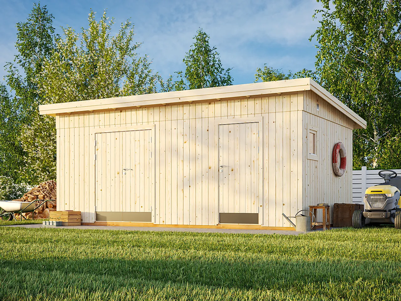 Redskapsbod Kalle 18,5 m² null - null - 2 - Miniatyr