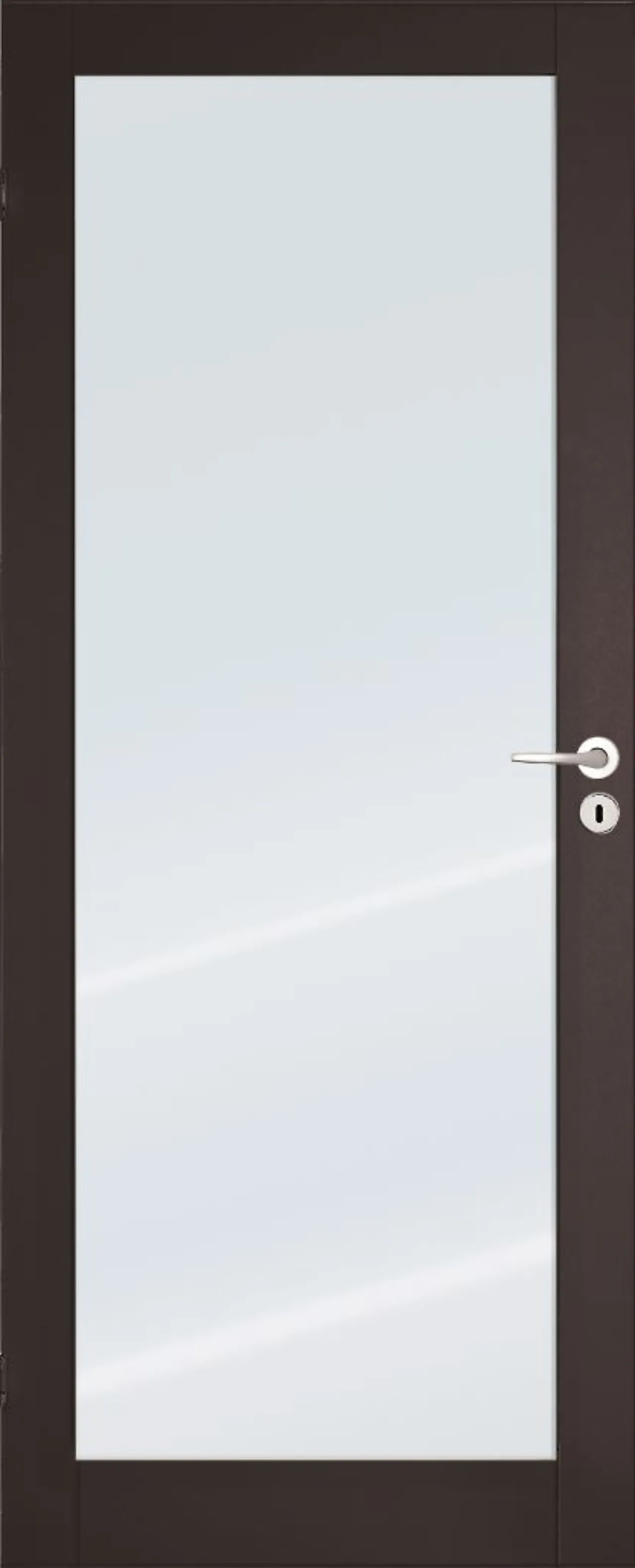 Dør 90x210 trend 1 gl s8500-n u uten karm - 1x1 rute uten glasslist