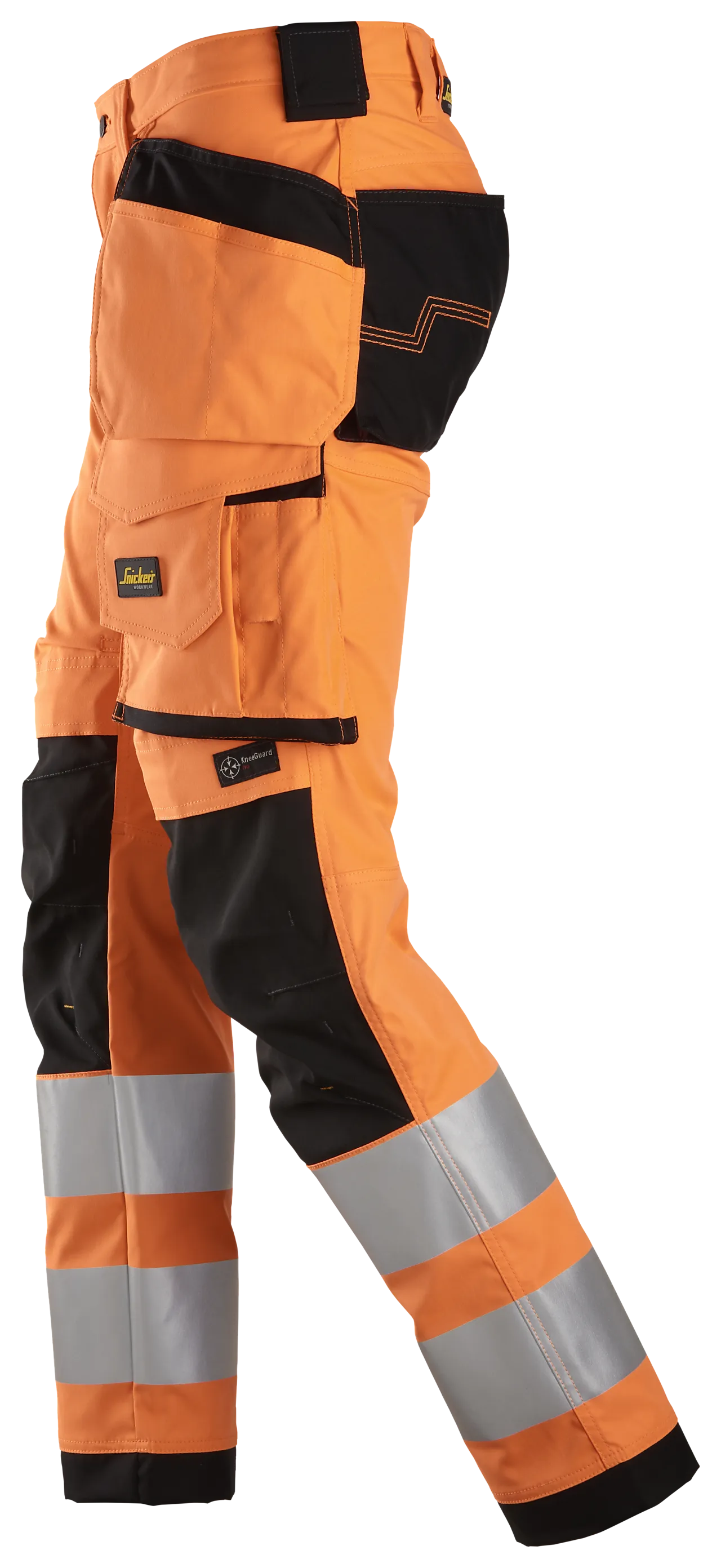 Bukse oransje/sort str 132 null - null - 2 - Miniatyr