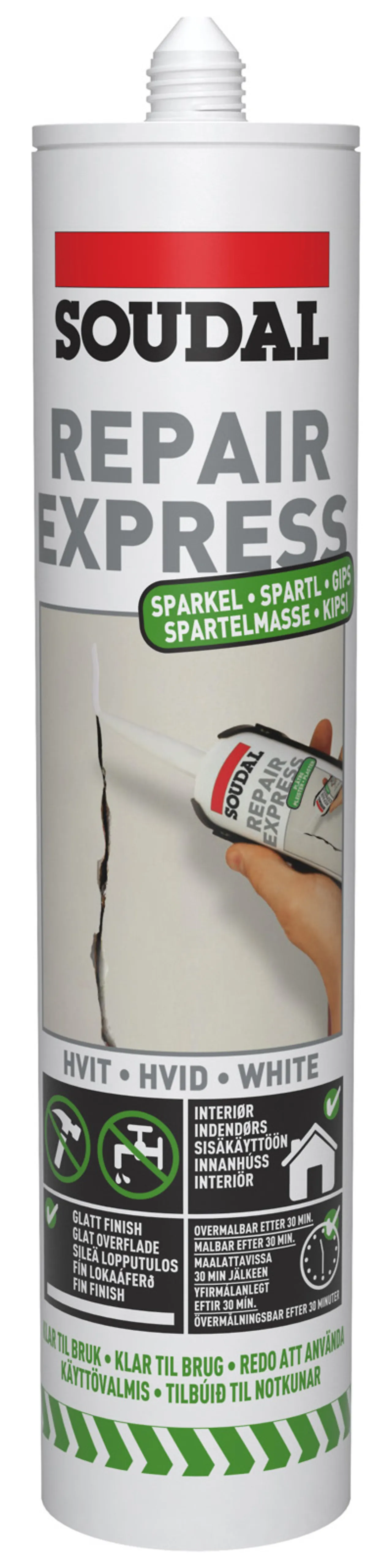 Akryl sparkel 300 ml Repair Express Plaster Akryl sparkel 300 ml Repair Express Plaster
