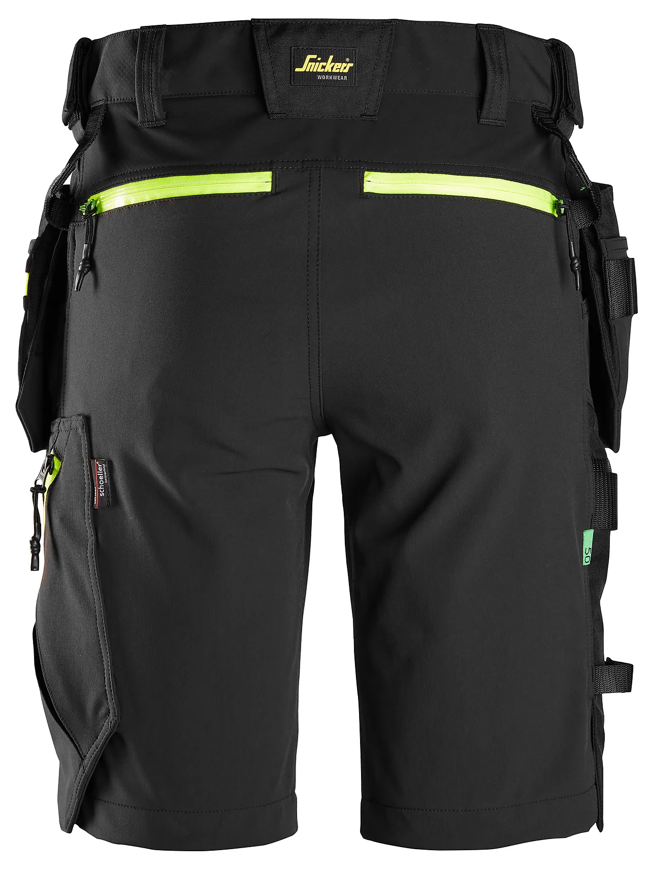 Shorts softshell 6140 sort str 60 null - null - 3 - Miniatyr