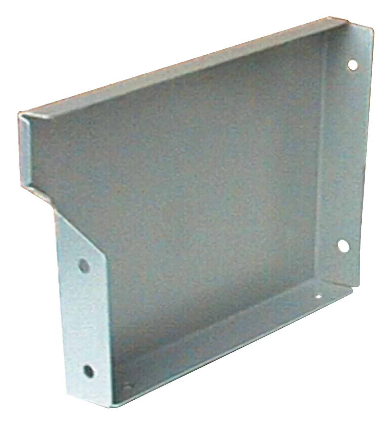 Plannja rektangulær endebunn venstre  125mm PL42 Brunrød