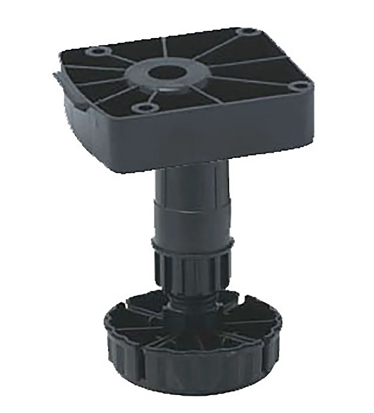 Sokkelben Svart Plast 2 Stk