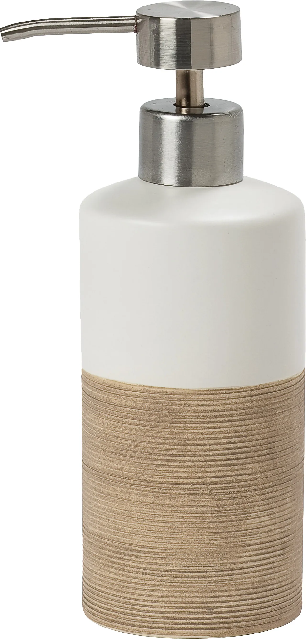 Såpedispenser doppio beigporselen Såpedispenser doppio beigporselen