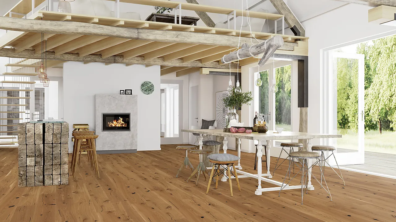 Boen Parkett Espressivo plank børstet oljet null - null - 2 - Miniatyr