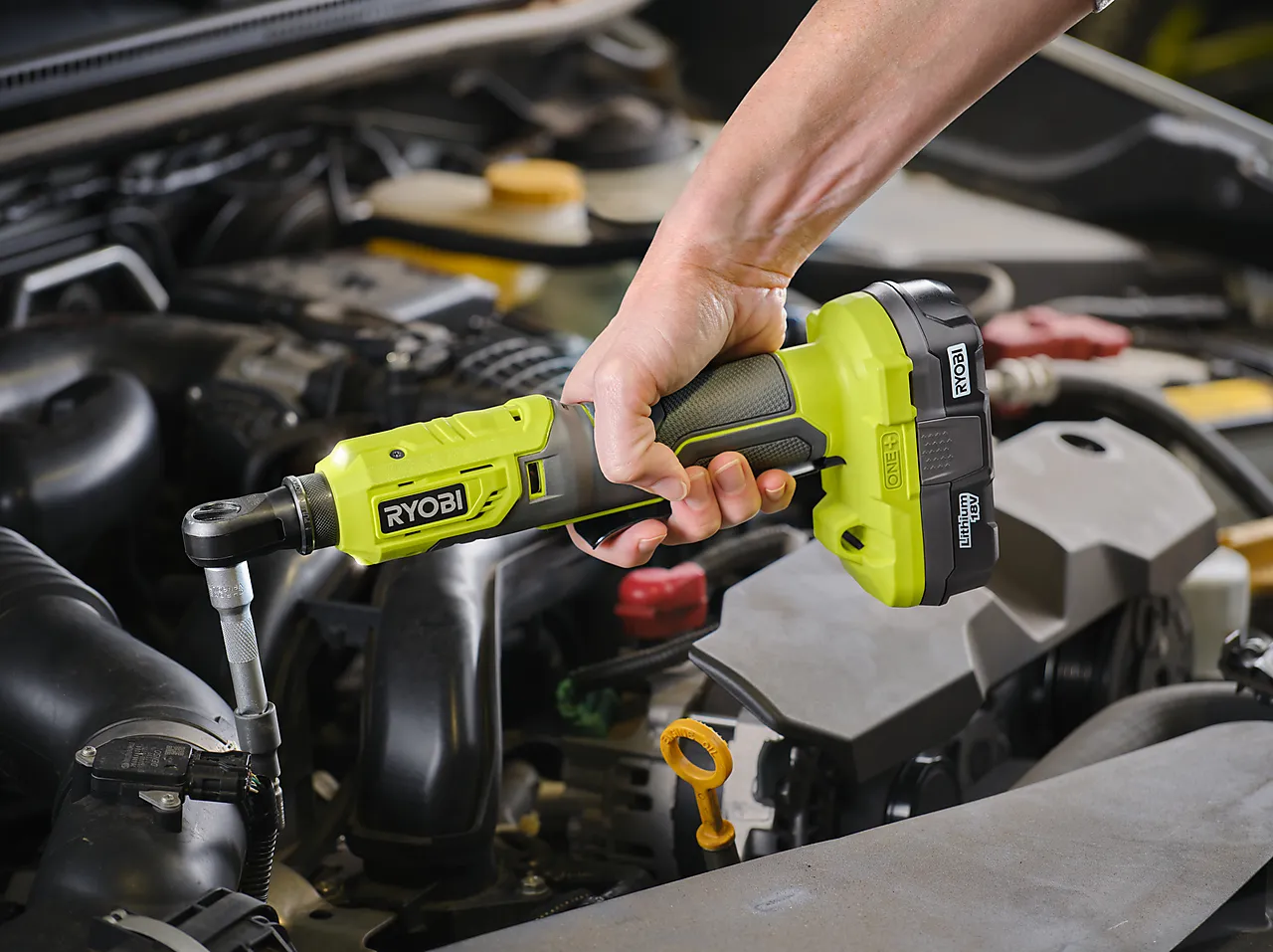 Skralle batteridrevet 18 volt 1/4" 40Nm null - null - 2 - Miniatyr