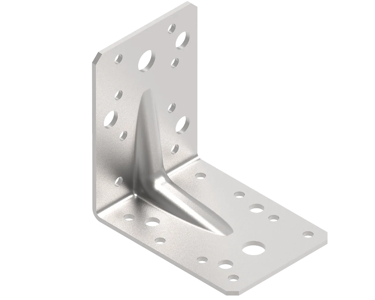 Vinkel 90x90x65x2,5 ce fzv med forsterkning varmforsinket stål