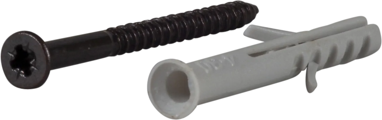 Spikerplugg oksidert 4x30 fzb -200, senkhode-krage blankforsinket