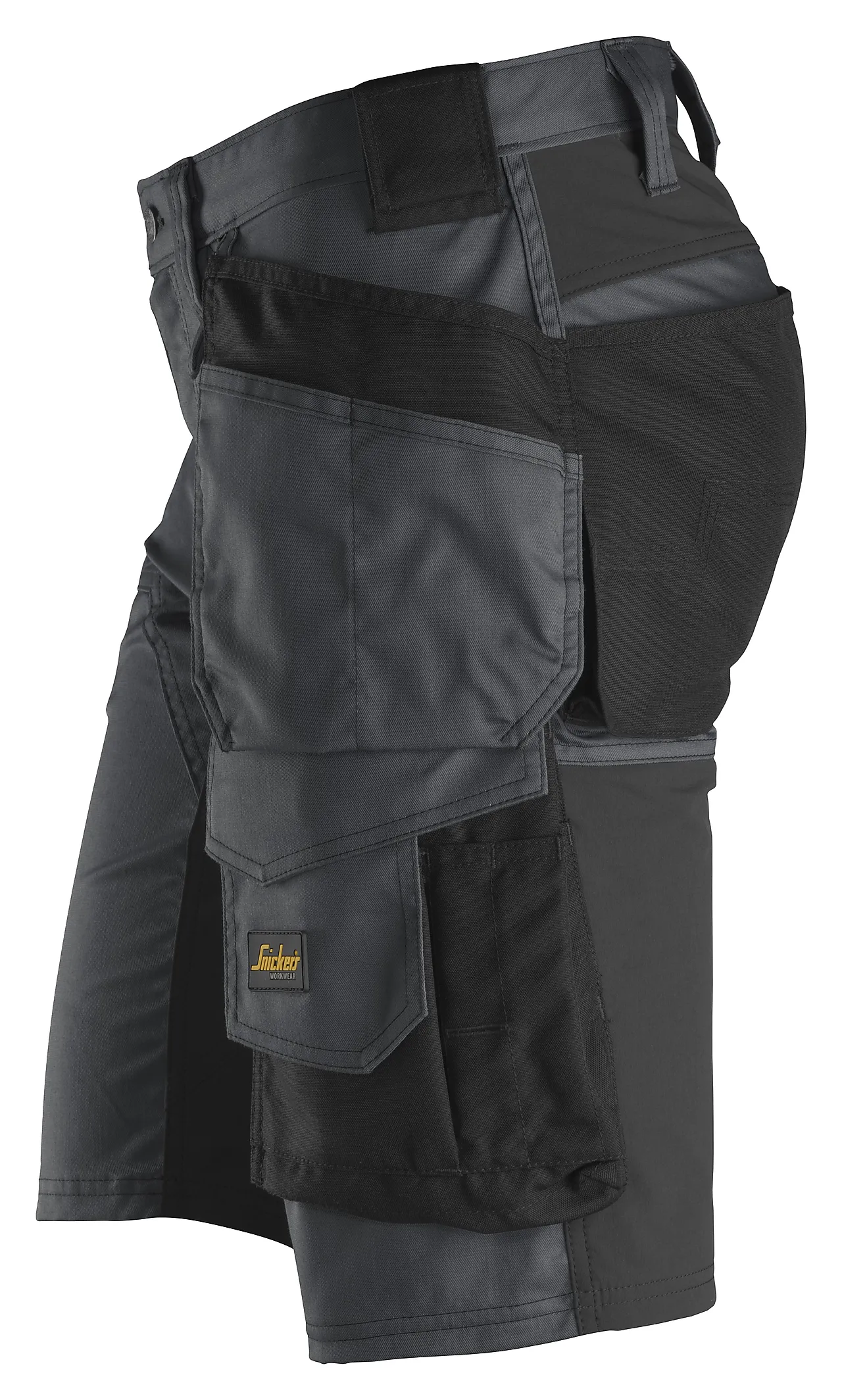 Shorts 6141 mgrå/sort 48 snickers workwear null - null - 3 - Miniatyr