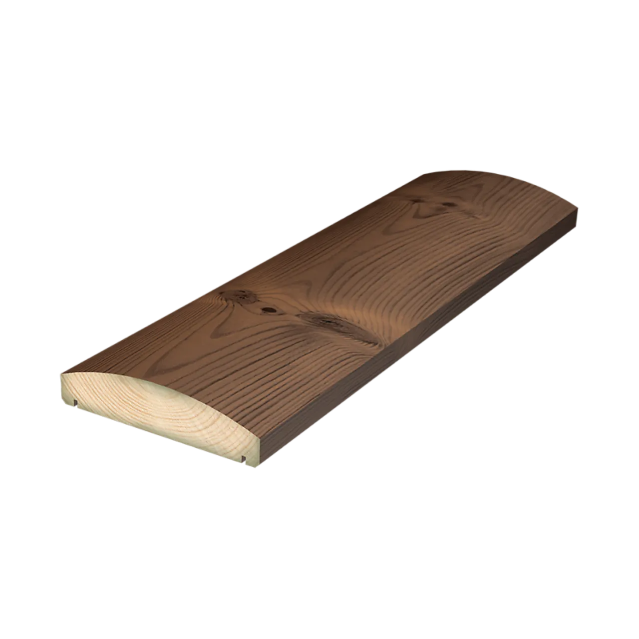 Altanrekke rund 34x145 mm furu 3 sider grunnet Labrador