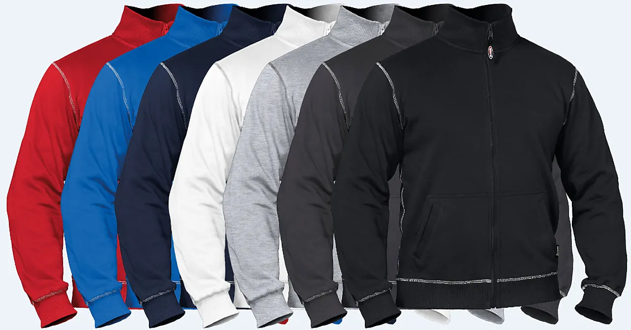 Collegejakke L 10 059 gråmelert XS Collegejakke L 10 059 gråmelert XS