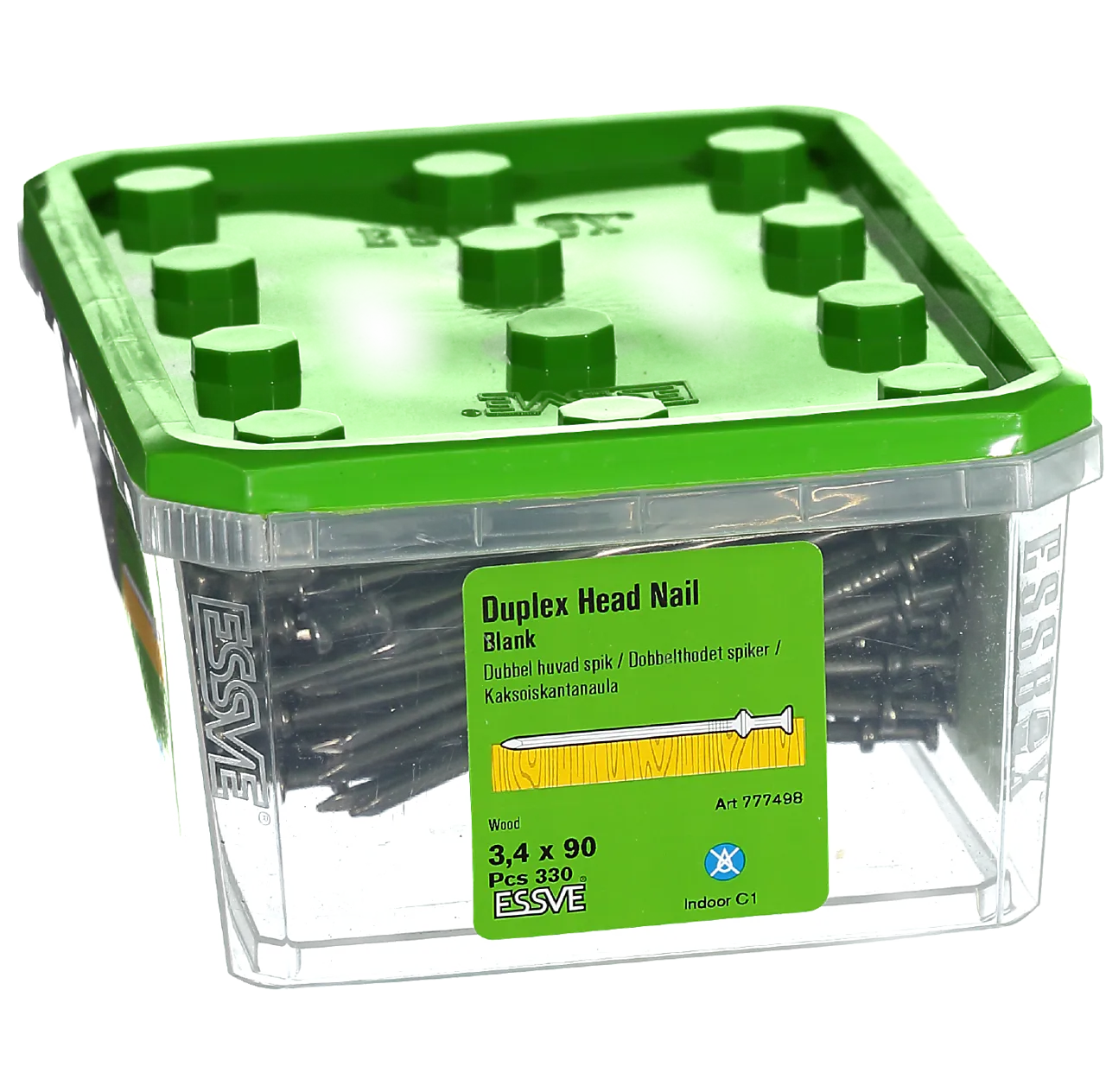 Spiker dobbelh 3,4x90 bl a-330blank dobbelhode null - 90 - 2 - Miniatyr