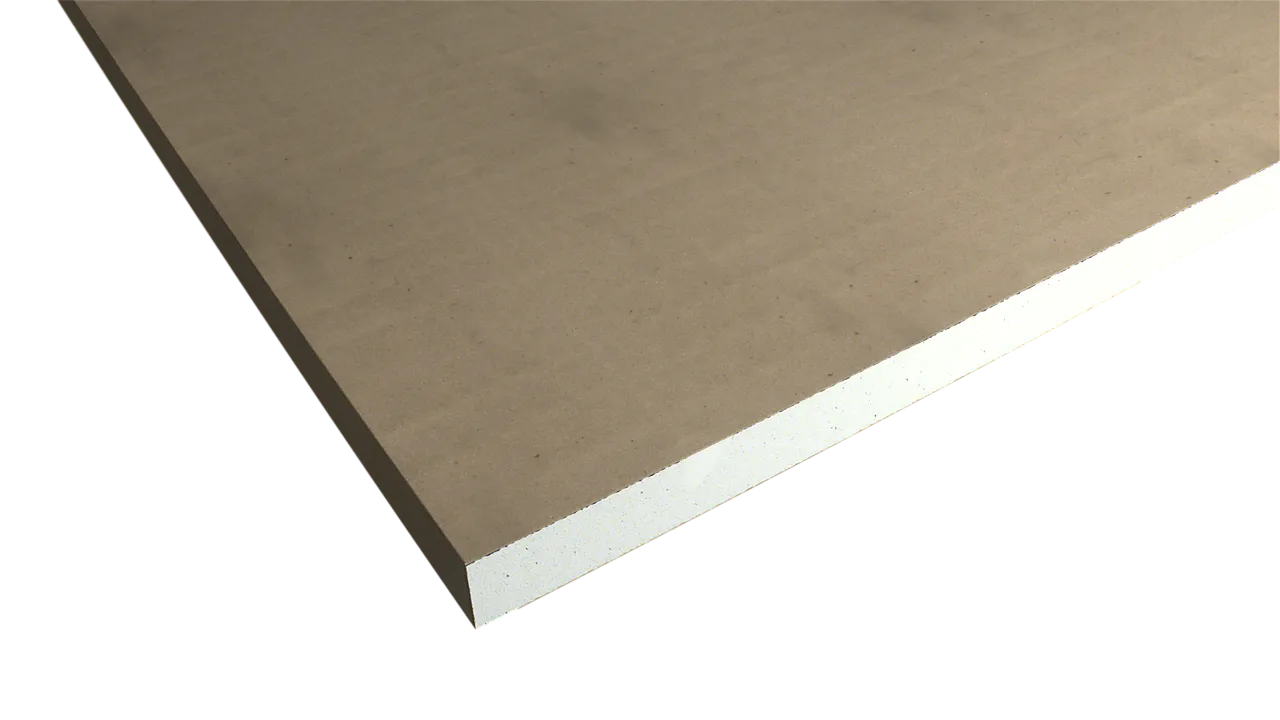 Gipsplate vindsperre GU 9R klima 2500x1200x9,5 mm Gipsplate vindsperre GU 9R klima 2500x1200x9,5 mm