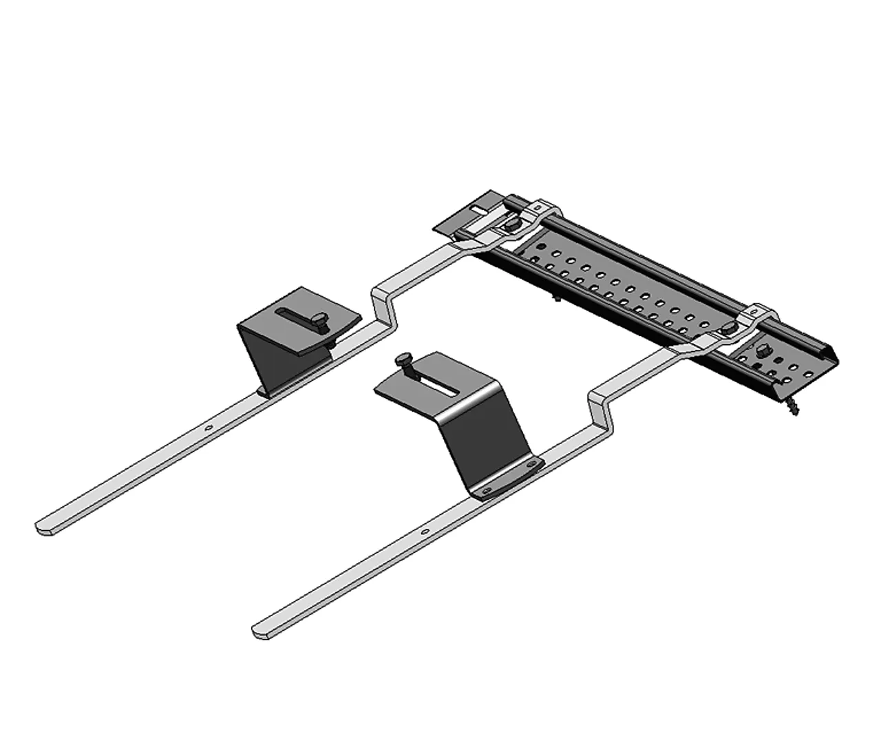 Innfestingspakke Plate Pp F-460Ti Sort