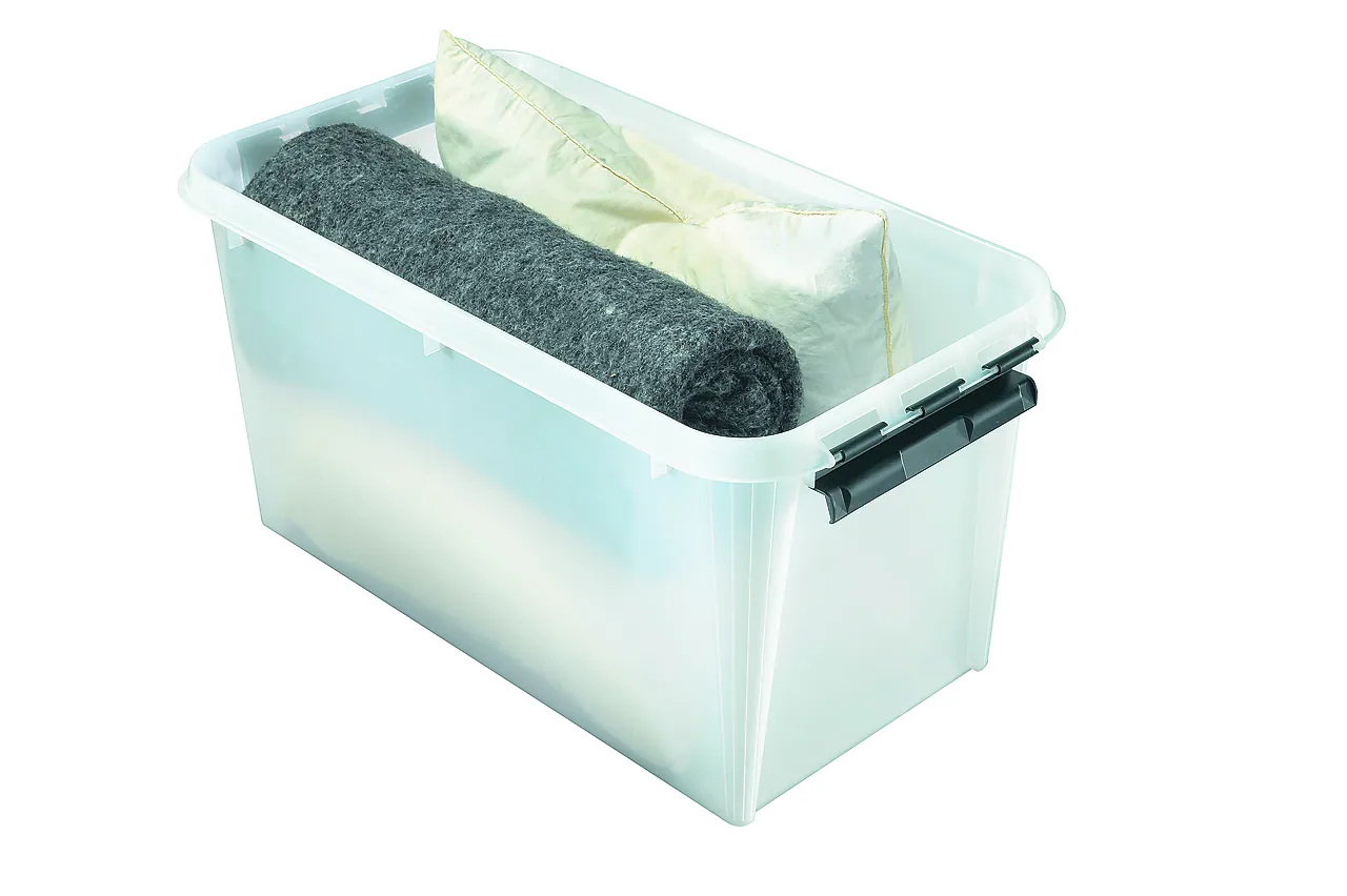 Oppbevaringsboks classic 70 med lokk 70 liter 72x40x38 cm null - null - 2 - Miniatyr