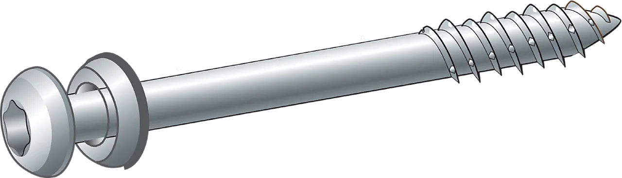 Betongskrue ph skive 7,5x250 cs-250 panhode med skive corrseal null - null - 3 - Miniatyr