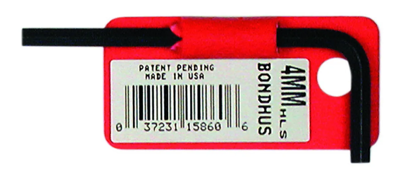 Sekskantnøkkel kort bondhus enkeltnøkkel /oppheng hl 3.0 mm 3.0 mm