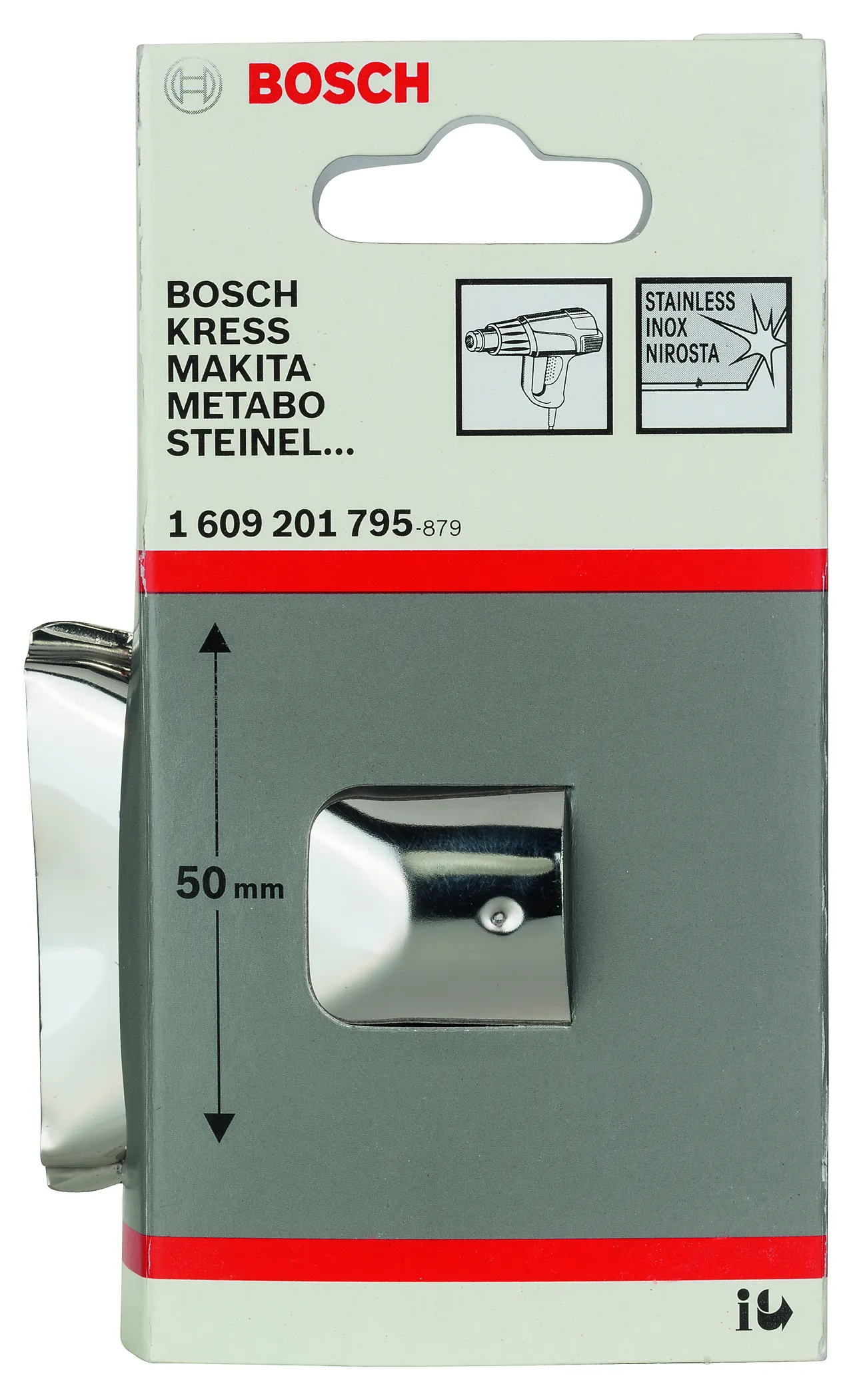 Flatdyse 50 mm for varmluftspistol null - null - 2 - Miniatyr