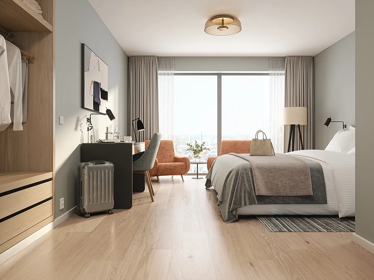 Gulv herdet eik immeln xlnature ivory contrast null - null - 3 - Miniatyr