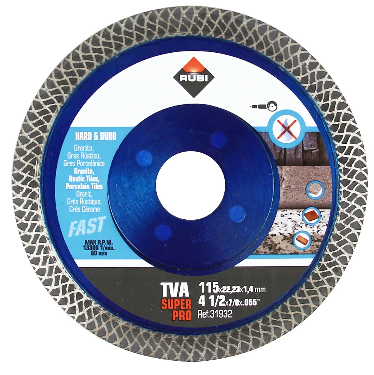 Diamantblad turbo 115 x 22,2 mm null - null - 2 - Miniatyr