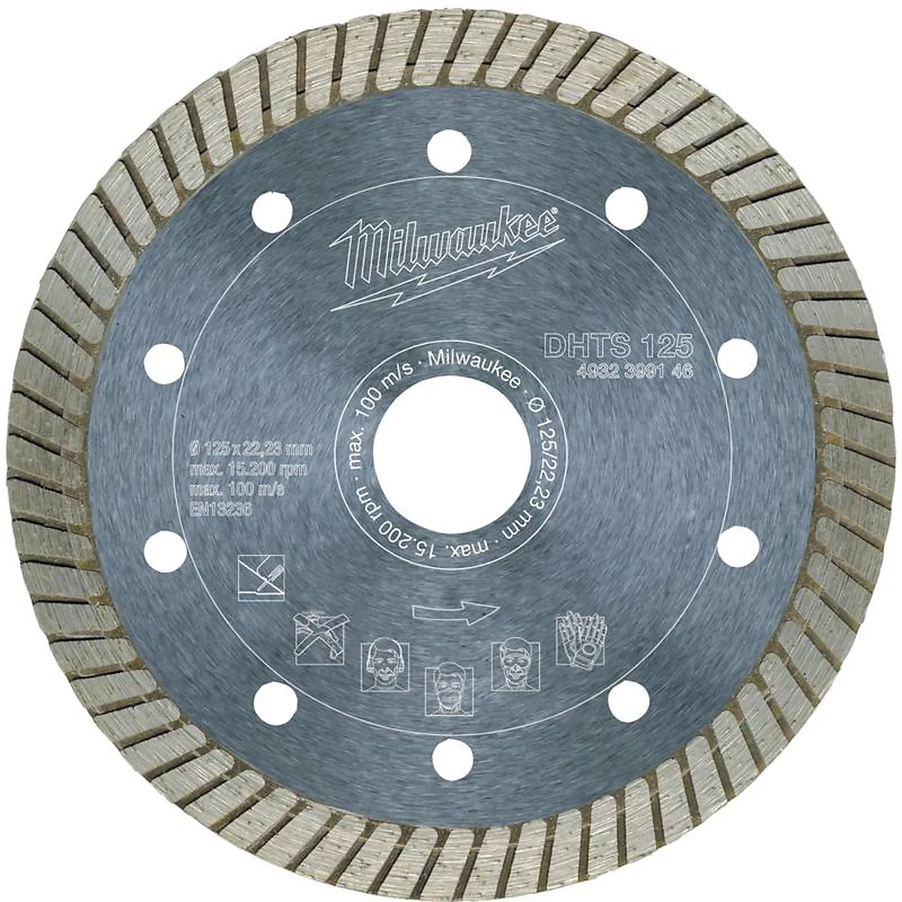 Diamantskive DHTS Ø125x22,2 mm Diamantskive DHTS Ø125x22,2 mm