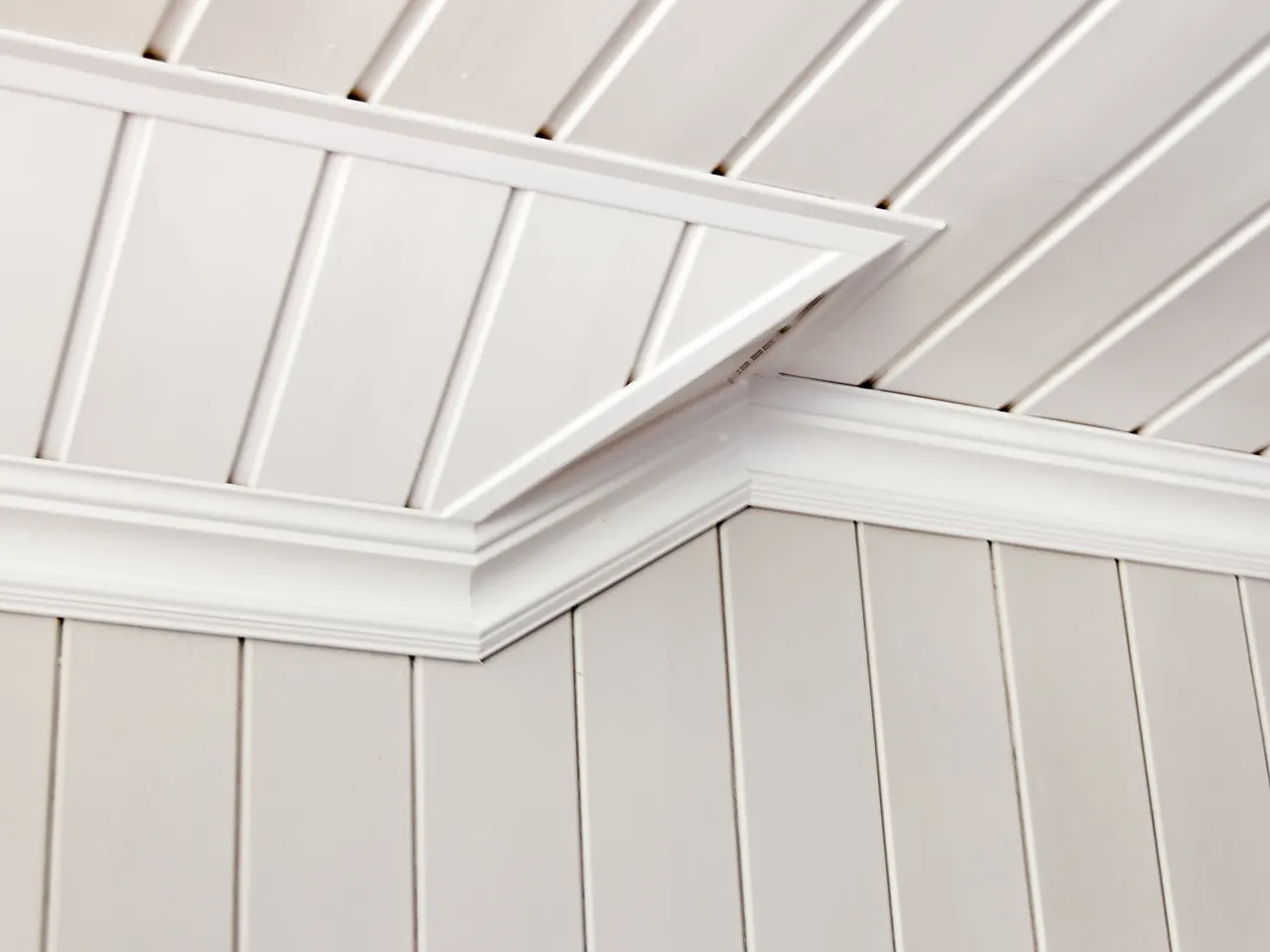 Taklist furu profilert hvit bomull S0502-Y 20x70 mm null - 20 - 2 - Miniatyr