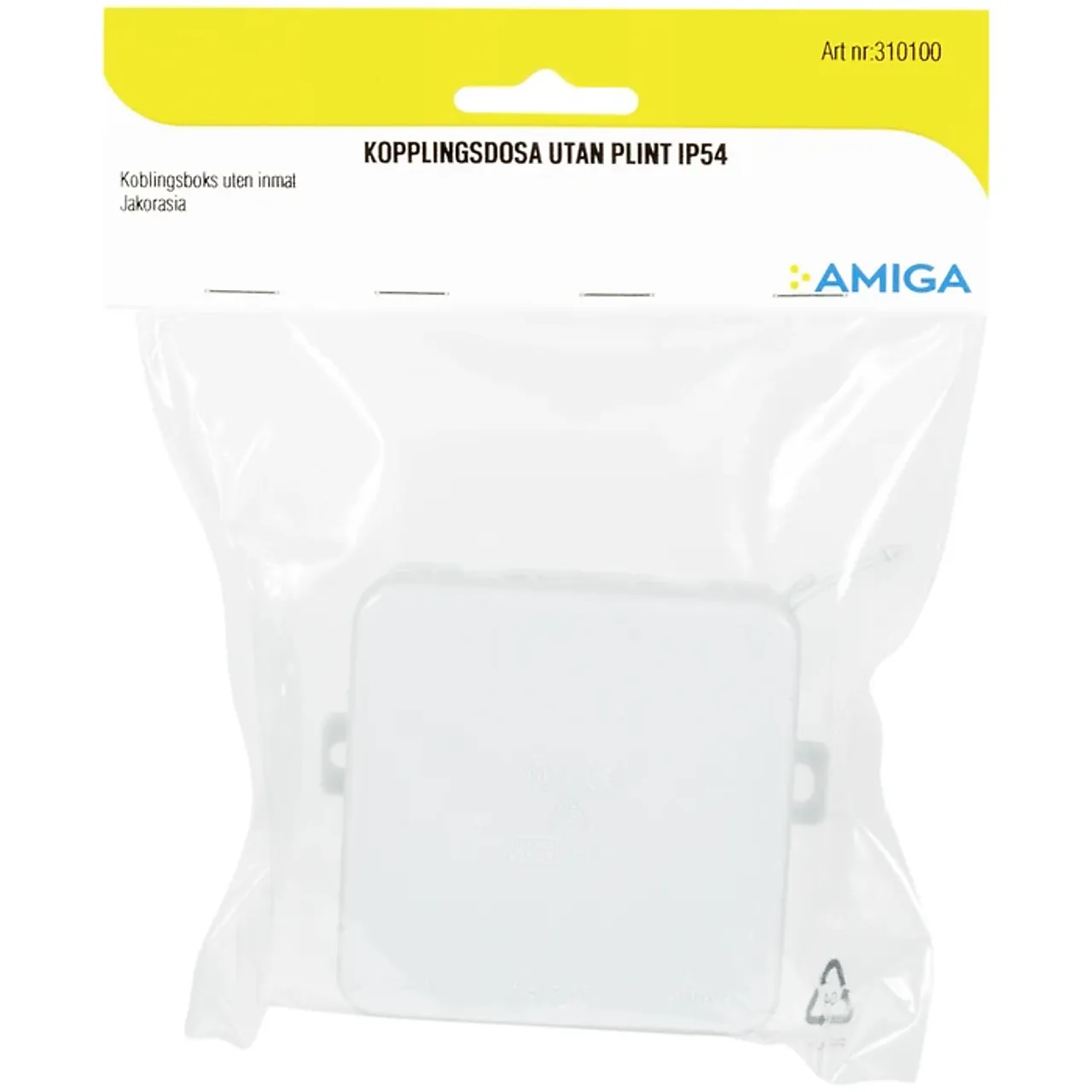 Koblingsboks uten klemmer IP54 null - null - 2 - Miniatyr