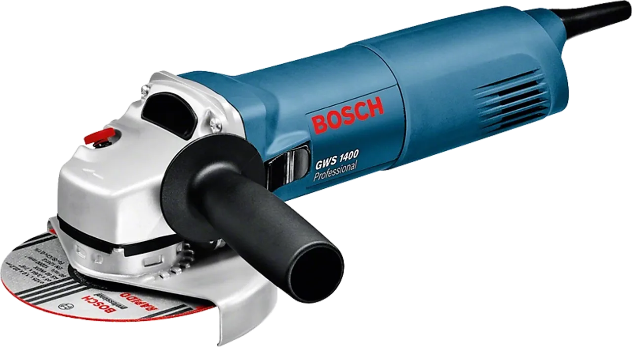 Vinkelsliper GWS 1400W m/ diamantskive null - null - 2 - Miniatyr