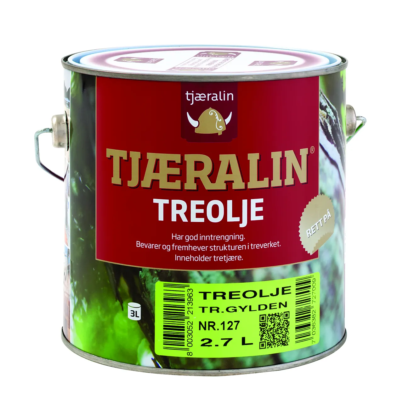 Tjæralin treolje tr gylden 2,7l tjæralin treolje