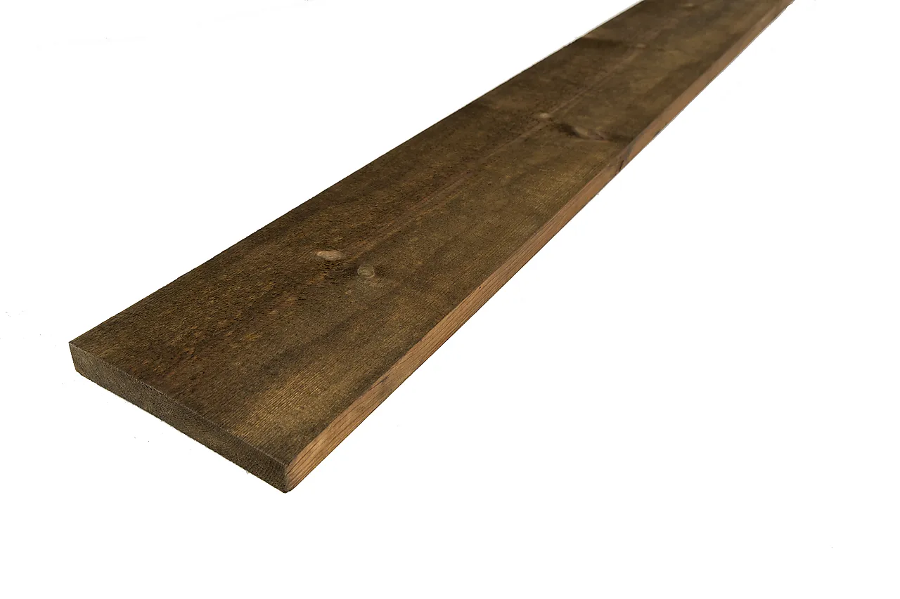 Kledning rektangulær furu 22x148 mm brun null - null - 2 - Miniatyr