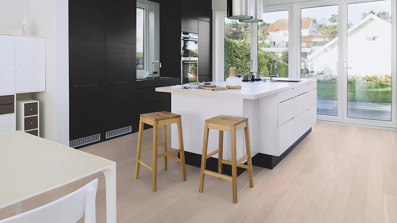 Boen parkett Eik Pearl Plank Live Natural olje