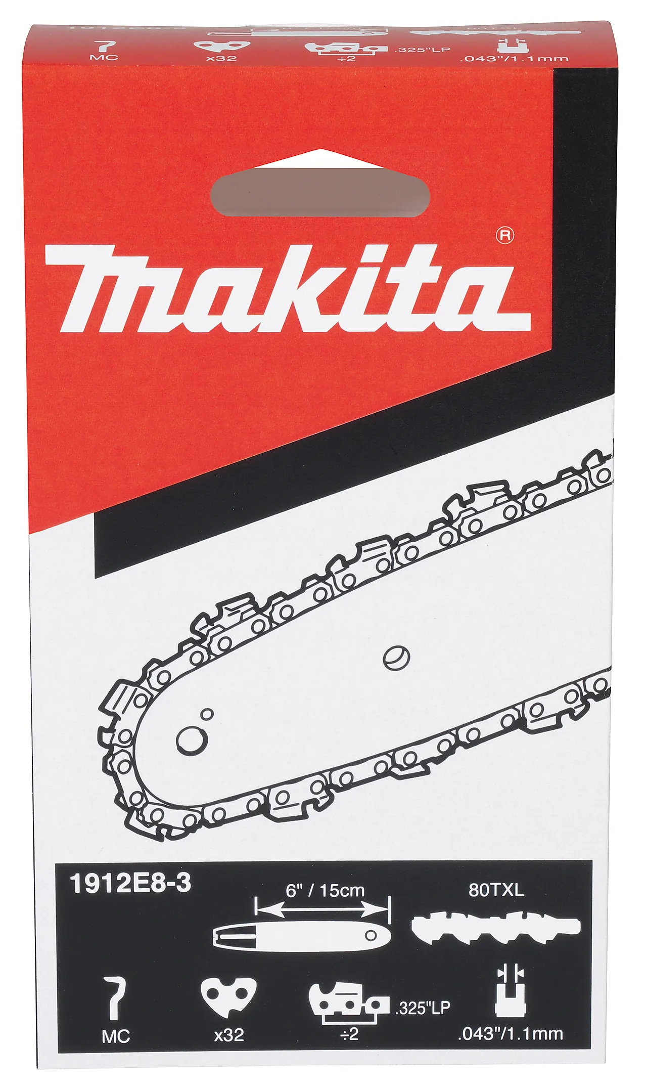 Makita Sagkjede 6"/15 cm 1912E8-3 DUC150 null - null - 2 - Miniatyr