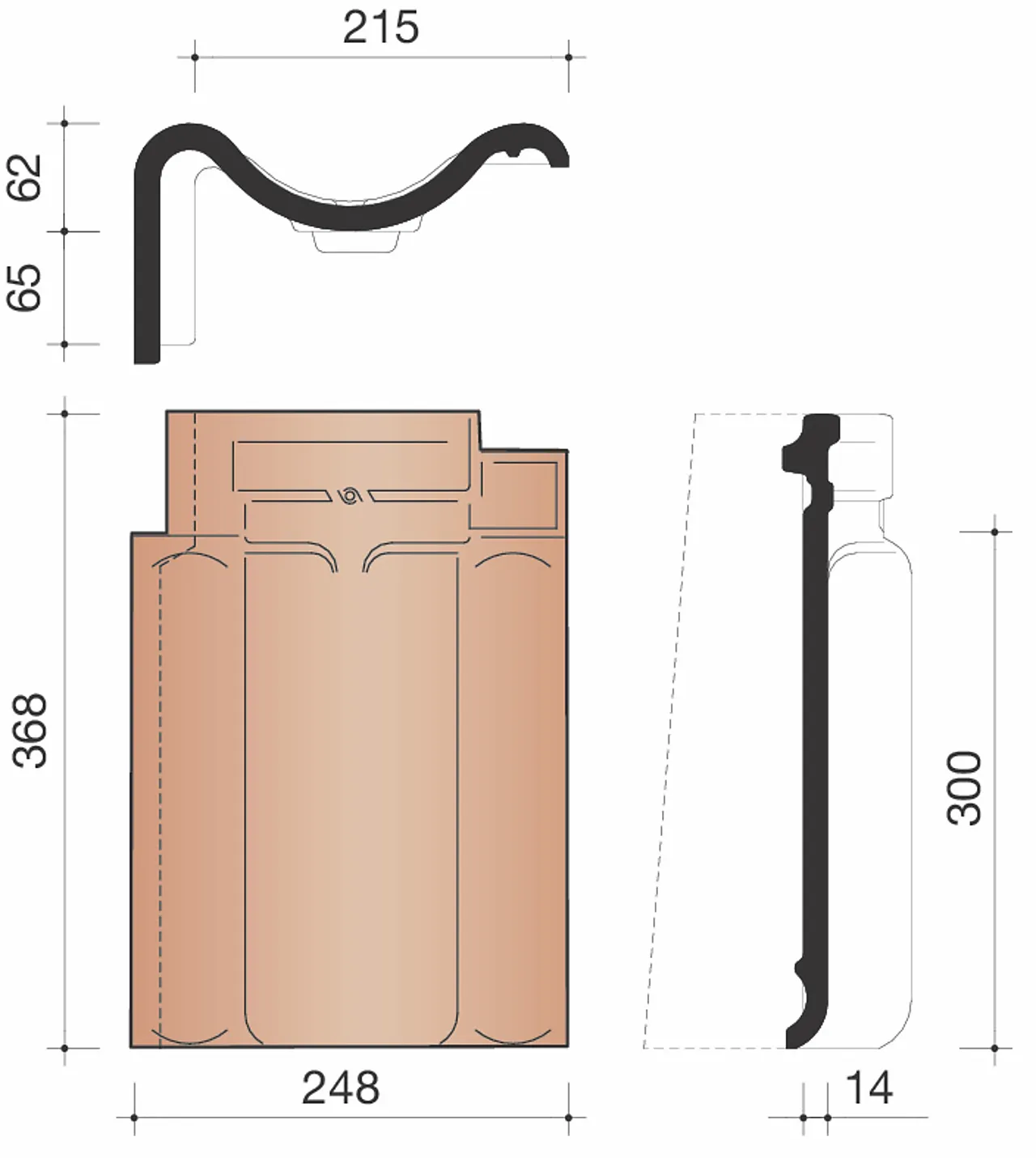 Takst Gavl V Naturrød P401 P4017080 600 Takst Gavl V Naturrød P401 P4017080 600