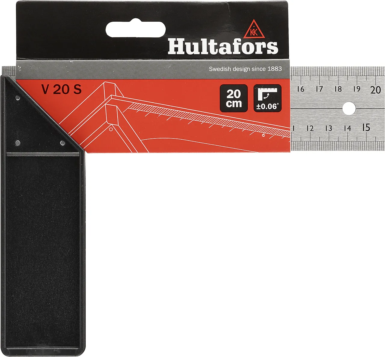 Vinkel semi-proff V20S klingelengde 20 cm null - null - 2 - Miniatyr