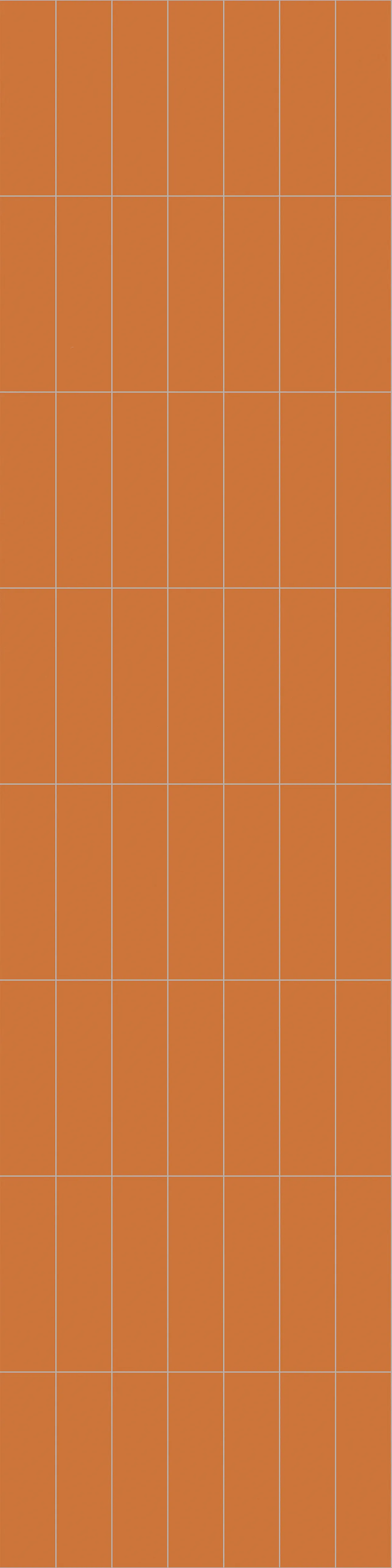 Fibo baderomsplate Orange 8x30cm 10x620x2400mm