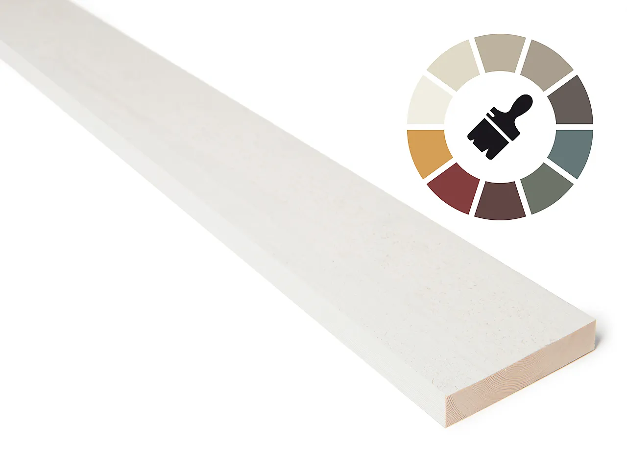 Kledning rektangulær gran 16x098 mm