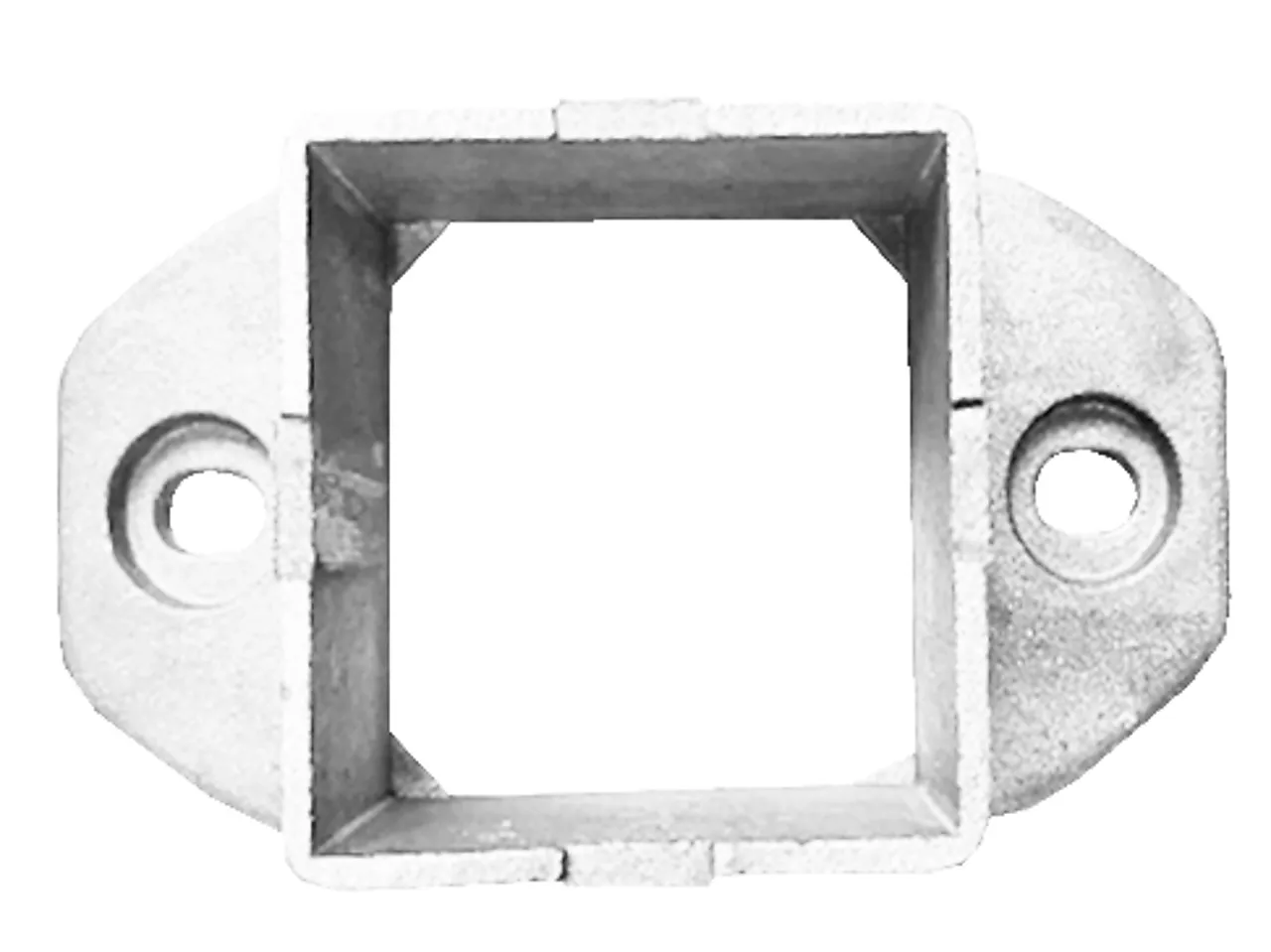 Brakett rekkverk 43 aluminuim hvit Brakett rekkverk 43 aluminuim hvit