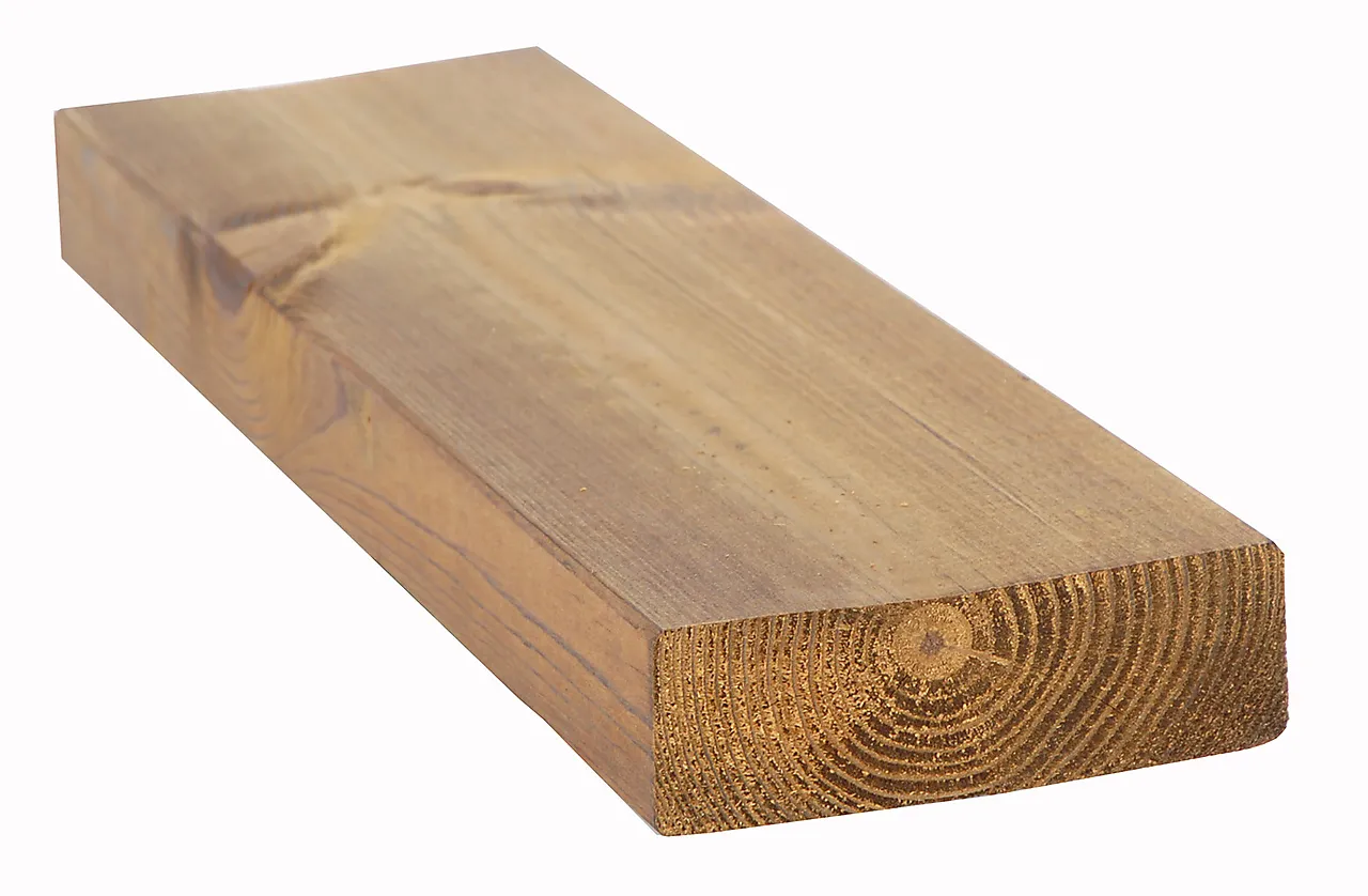 Konstruksjonsvirke justert royalimpregnert furu natur 248x148 mm