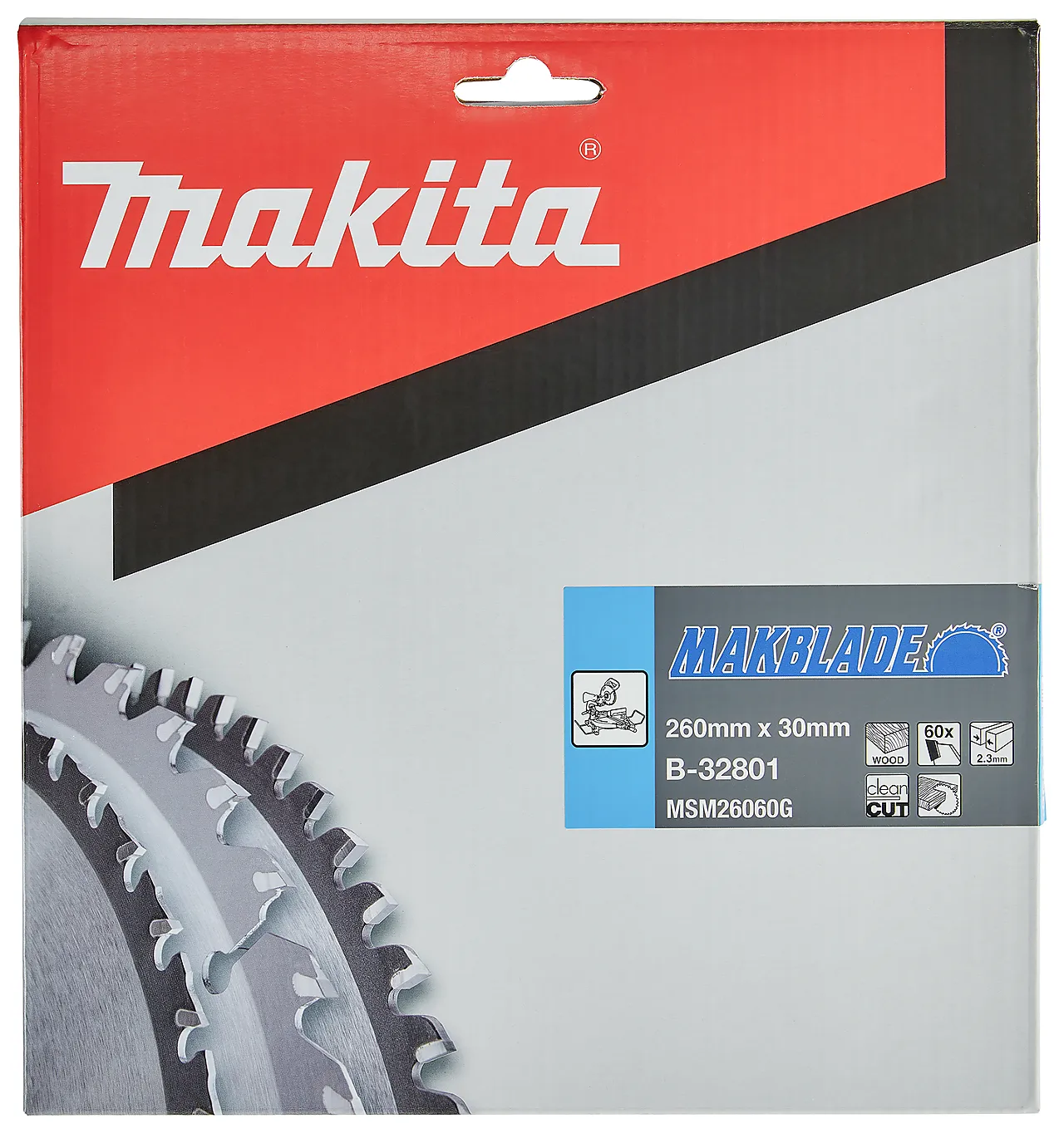 Sirkelsagblad herdet 260 x 30 mm 60 tenner