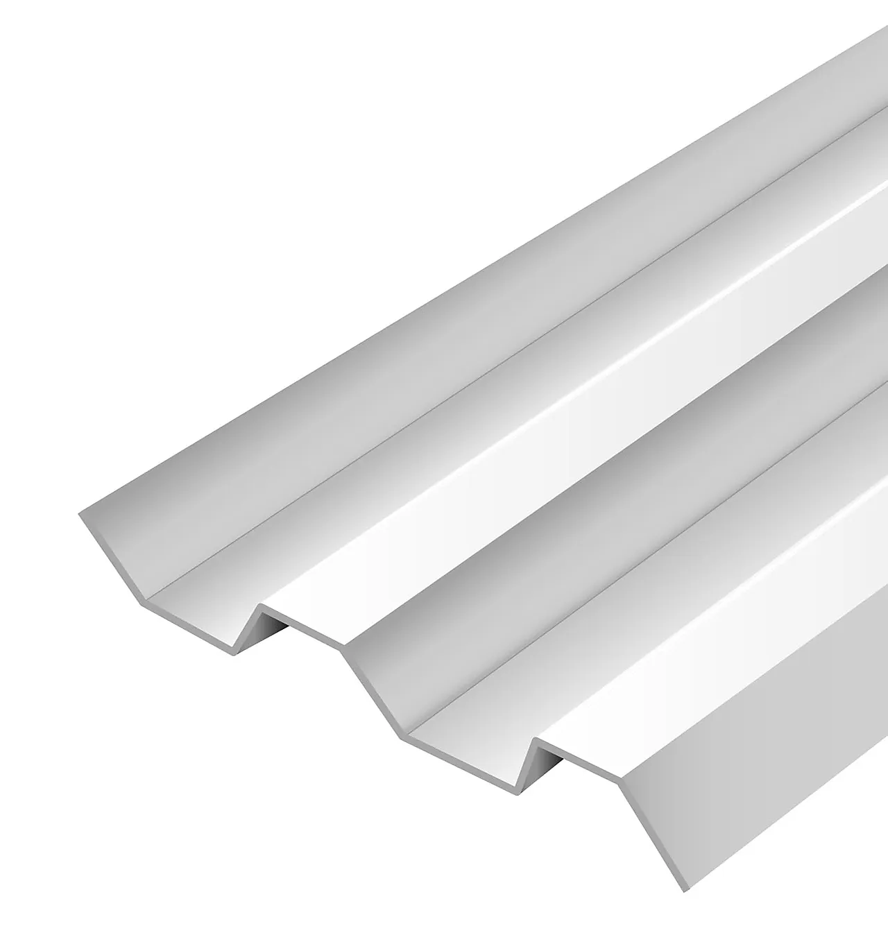 Takplate trapez 16 hvit 250x109 cm 2,73M2 Takplate trapez 16 hvit 250x109 cm 2,73M2