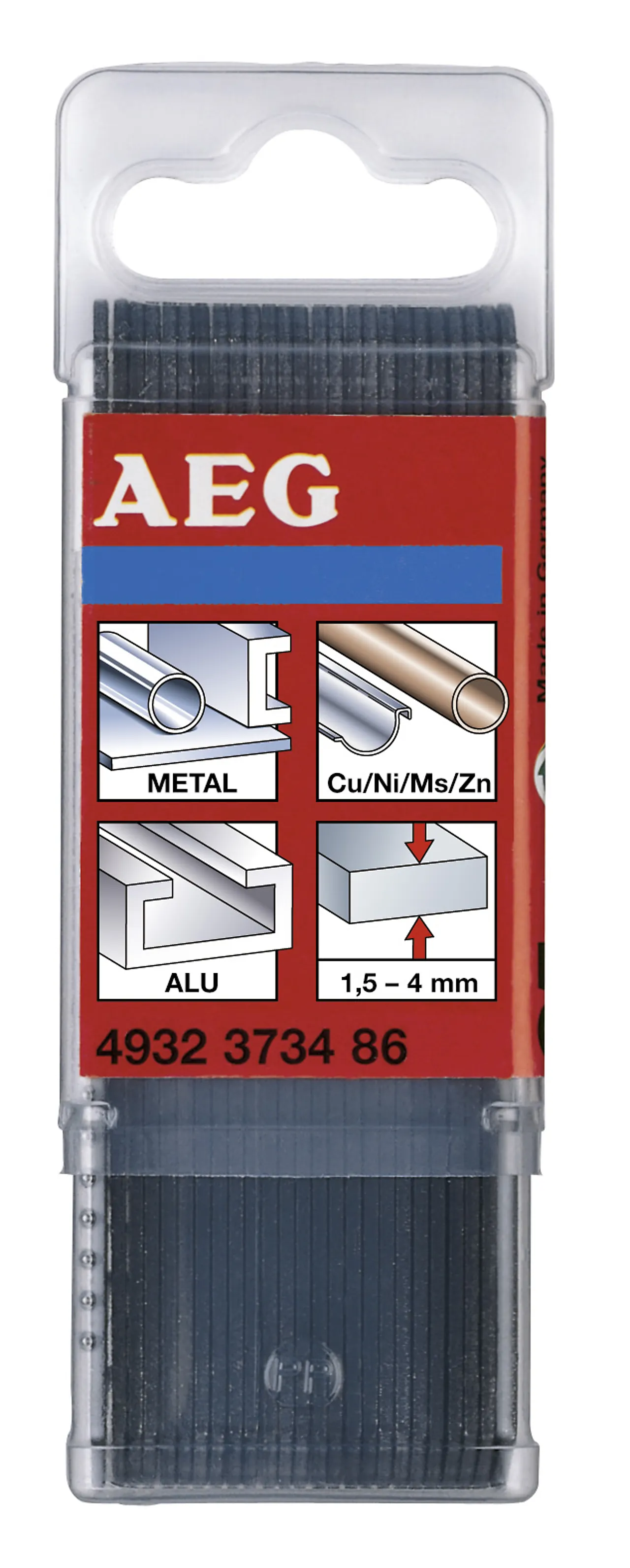 Stikksagblad T118A A25 aeg 25STK 551,2 for metallplast mm 55